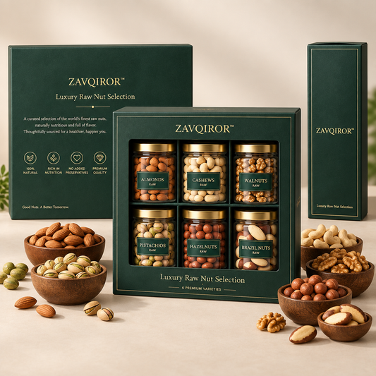 ZAVQIROR™ Luxury Raw Nut Selection Gift Box primary image