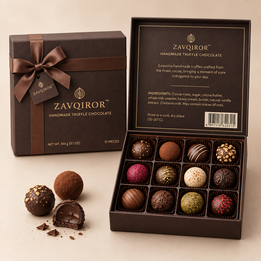 ZAVQIROR™ Handmade Truffle Chocolate Gift Box primary image