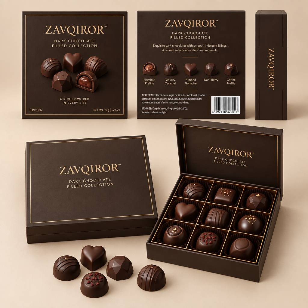 ZAVQIROR™ Dark Chocolate Filled Collection primary image