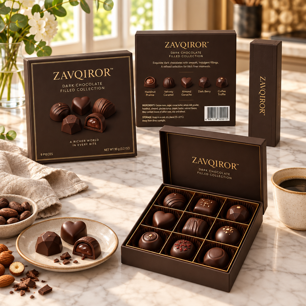 ZAVQIROR™ Dark Chocolate Filled Collection image 2