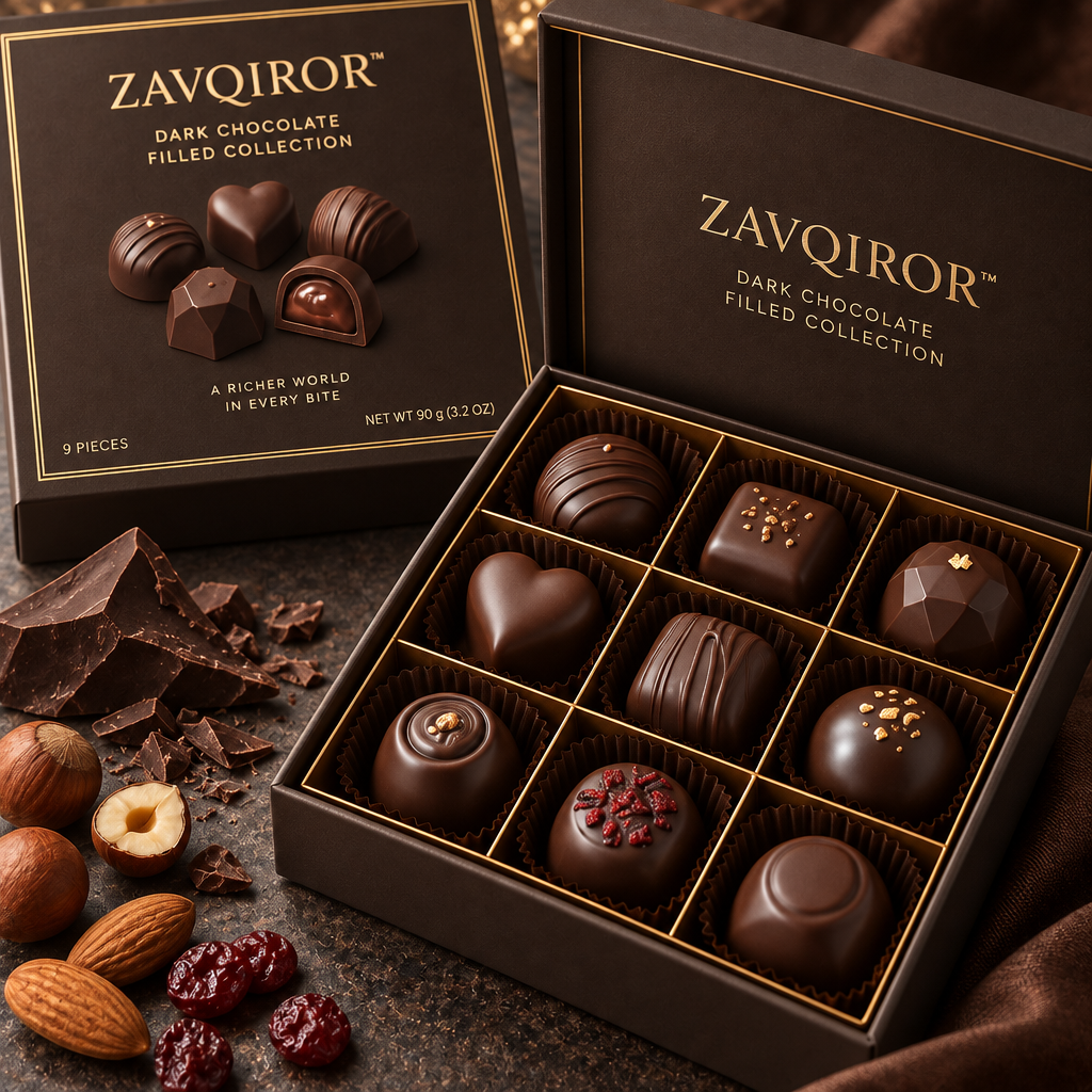 ZAVQIROR™ Dark Chocolate Filled Collection image 3