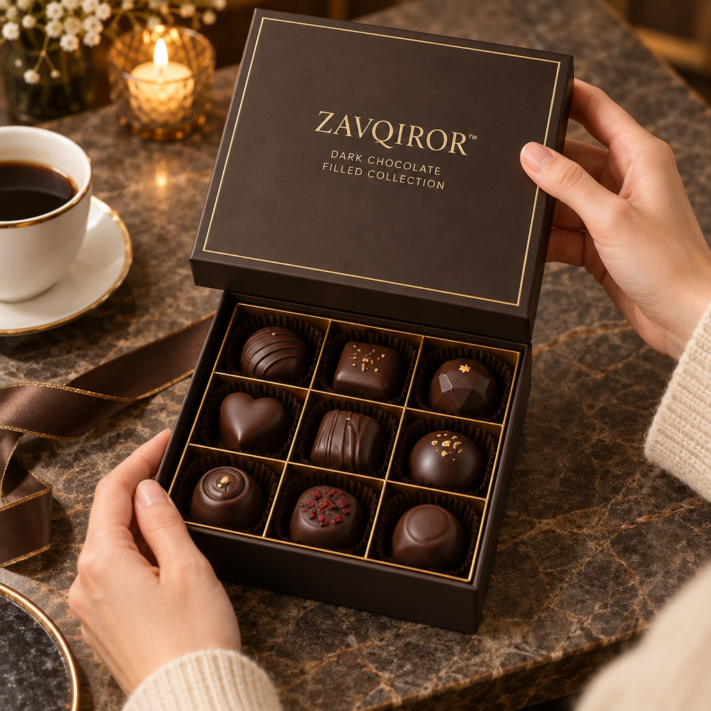ZAVQIROR™ Dark Chocolate Filled Collection image 4