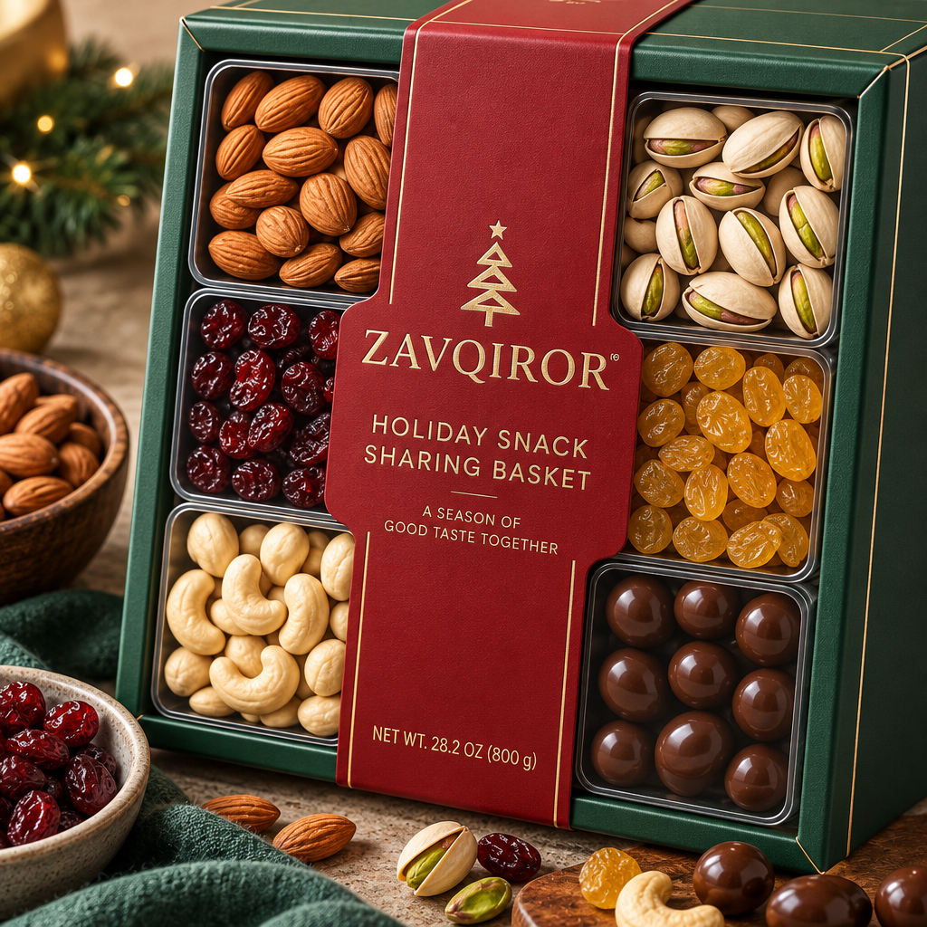 ZAVQIROR™ Holiday Snack Sharing Basket image 3
