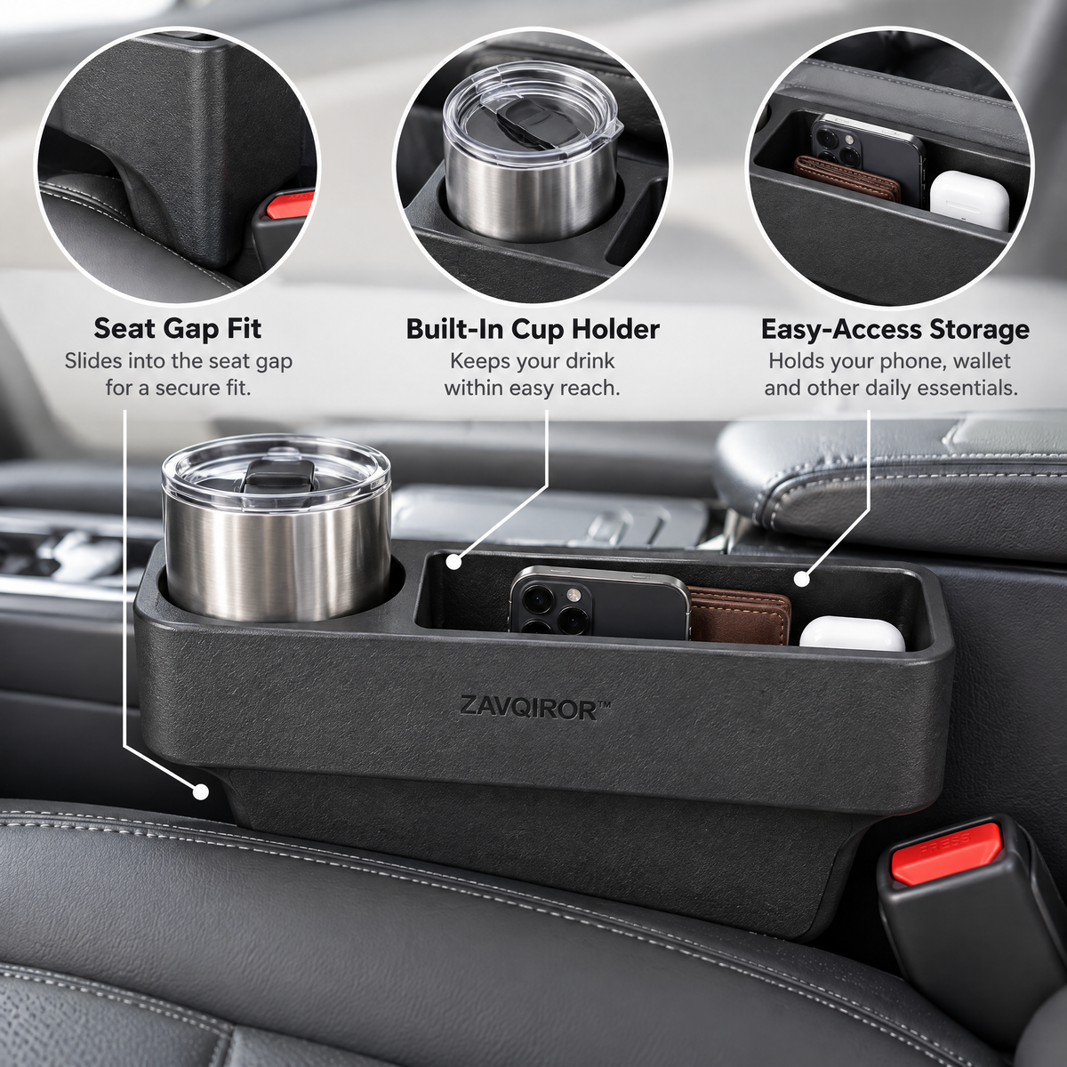 Car Seat Gap Organizer